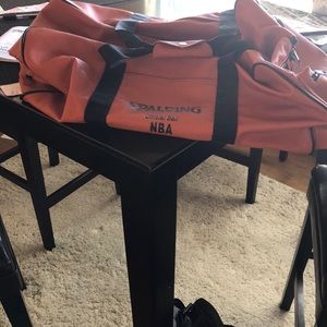 Large Spalding basketball  carry on